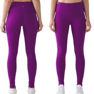 Lululemon Purple High-Waisted Women's Leggings